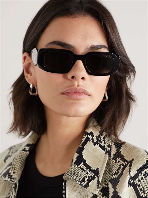 prada eyewear square-frame acetate sunglasses|prada sunglasses outlet online store.